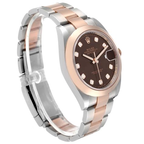 rolex datejust 41 steel rose gold|rolex datejust 41 price.